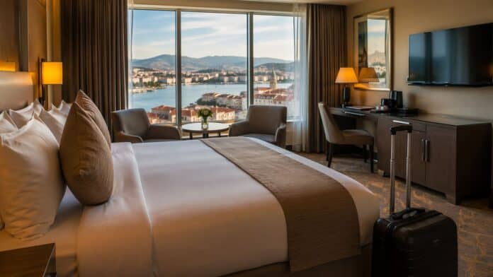 Hotelvergleich: Stilvolles Hotelzimmer mit Ausblick