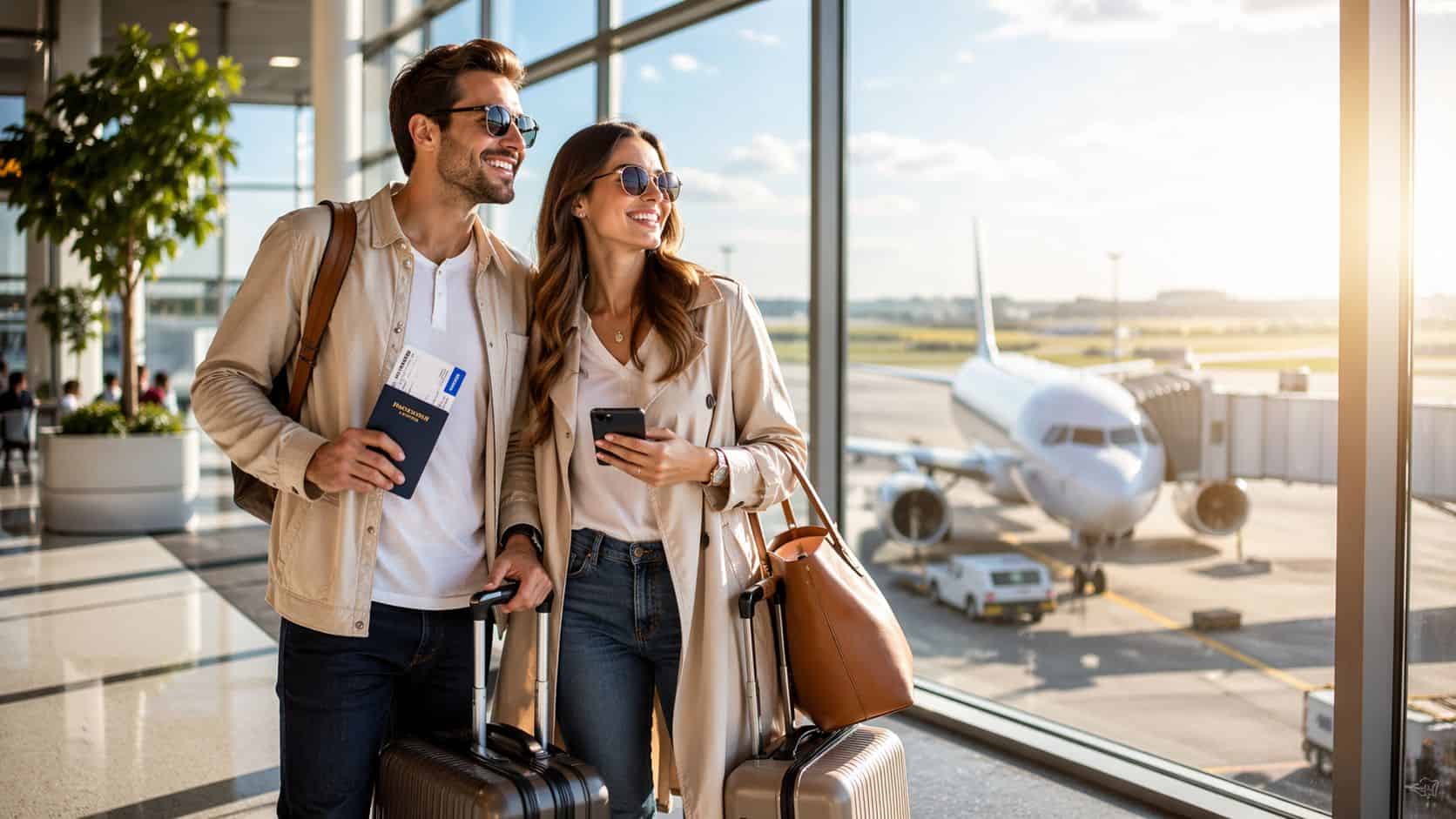 Reiseplanung Reiseplanung am Flughafen – Vorfreude auf den nächsten Urlaub