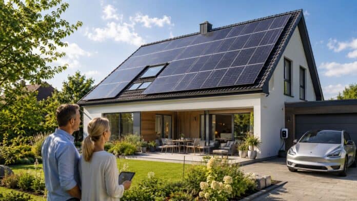 Solaranlage auf dem Eigenheim: Stromkosten senken mit eigener Sonnenenergie