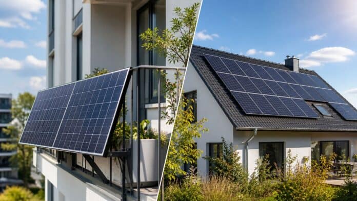 Solaranlage oder Balkonkraftwerk: Die passende Solar-Lösung für dein Zuhause