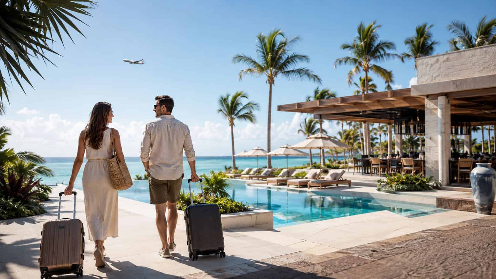 pauschalreise Ankunft im Urlaubsparadies – Pauschalreise mit Flug und Hotel